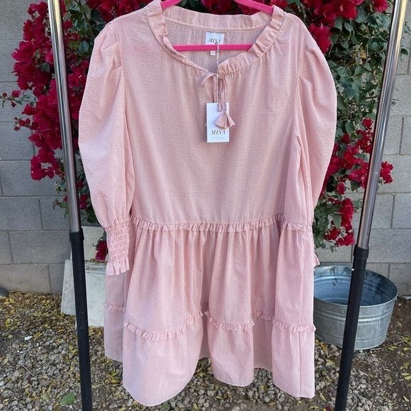 Misa Los Angeles Maya Sunrise Stripe Dress - Picture 2 of 6